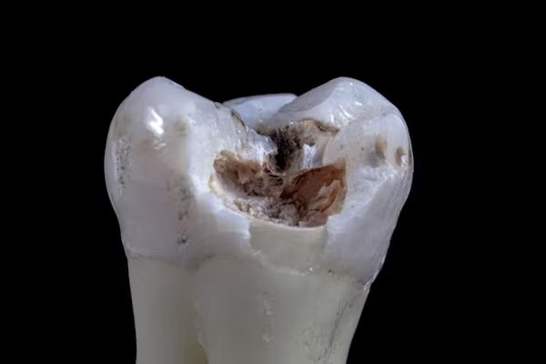 image of a decayed tooth